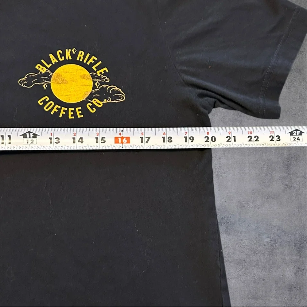 Black Rifle Coffee Company Boston Tea Party Graphic T-Shirt Mens Large Black - Picture 5 of 8